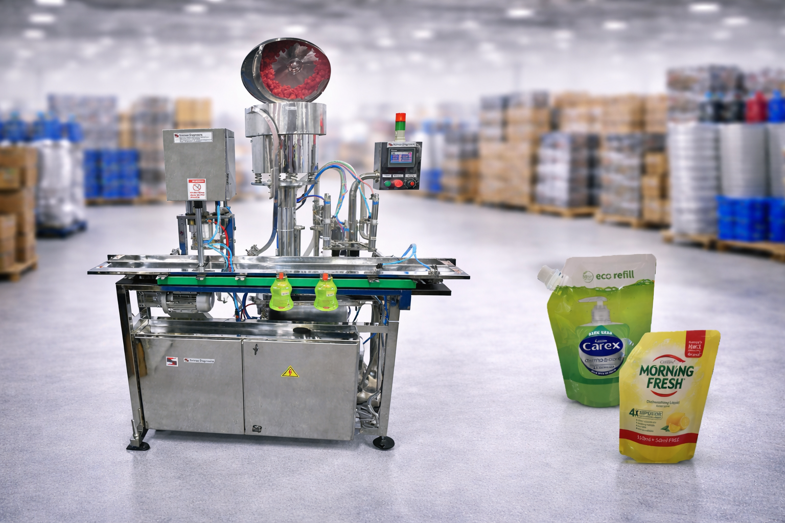 Liquid Liquid Pouch Filling Machine